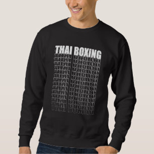 Thai Boxing Kickboxing Sports Boxer Muay Thai Men Sweatshirt
