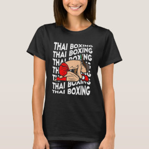 Thai Boxing Kickboxing Sports Boxer Muay Thai Men  T-Shirt