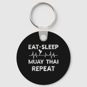 Thai Boxing Muay Thai Kickboxing Keychain