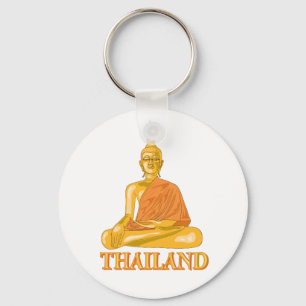 Thai Buddha Keychain