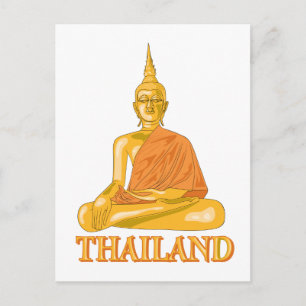 Thai Buddha Postcard