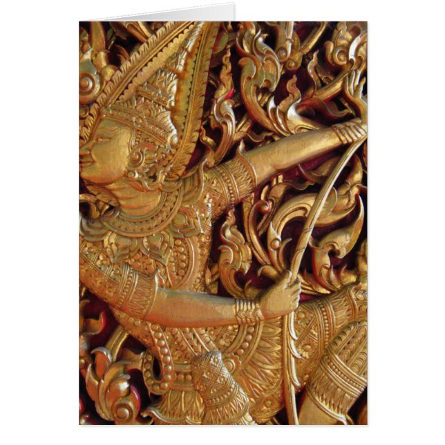 Thai Buddhist Temple Detail (Front)