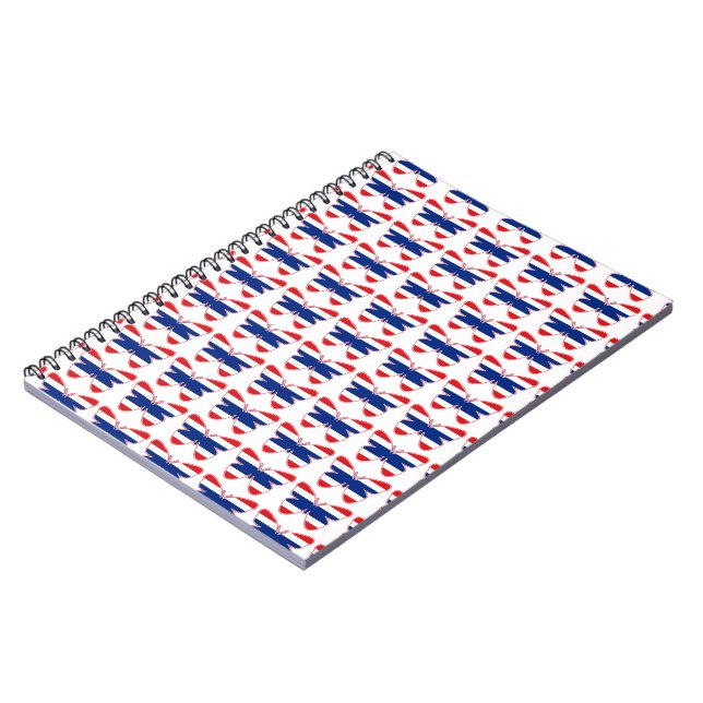 Thai Butterfly Flag Notebook (Left Side)