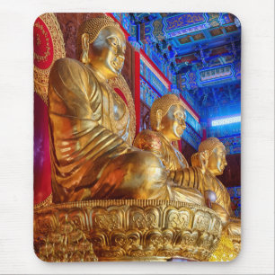 Thai China Buddha Image statue Mouse Pad