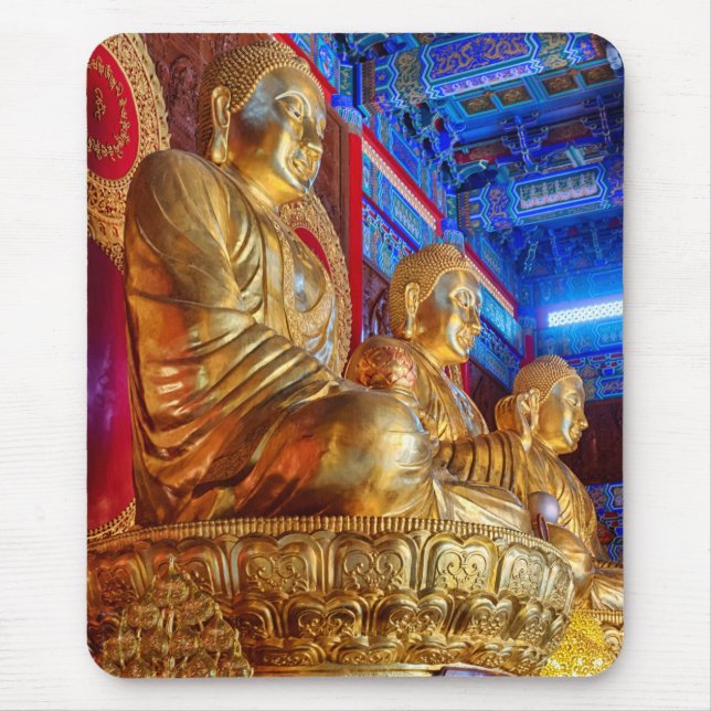 Thai China Buddha Image statue Mouse Pad (Front)
