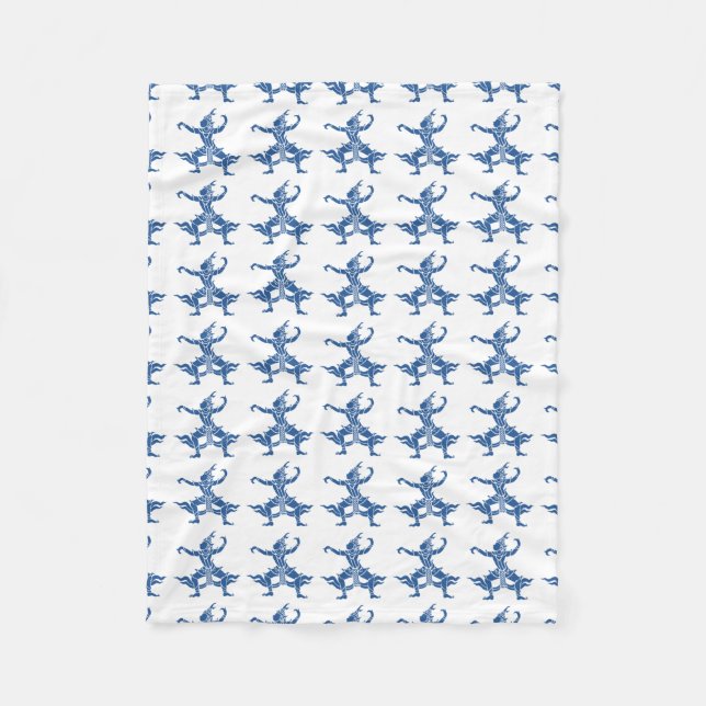 Thai Dancer ⚠ Thailand Sign ⚠ Fleece Blanket (Front)