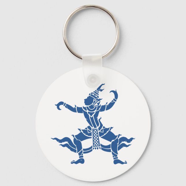 Thai Dancer ⚠ Thailand Sign ⚠ Keychain (Front)