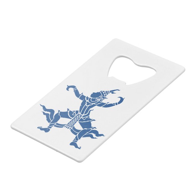 Thai Dancer ⚠ Thailand Sign ⚠ Wallet Bottle Opener (Front Angled)