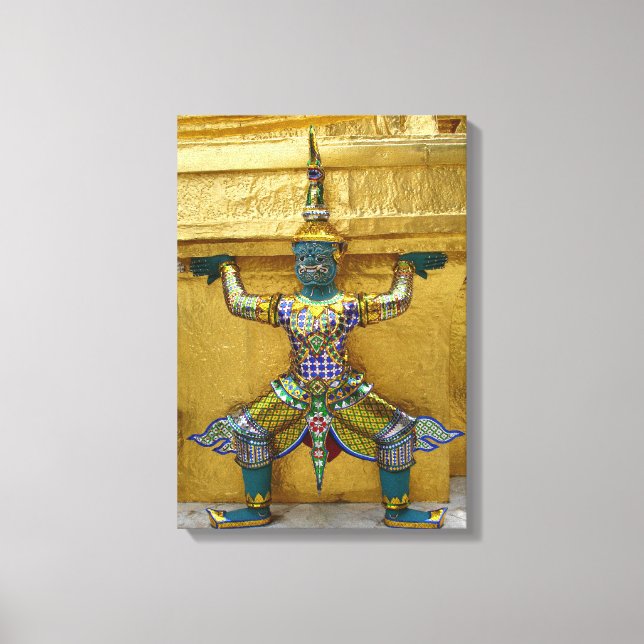Thai Demon-Grand Palace- Wrapped Canvas Print (Front)