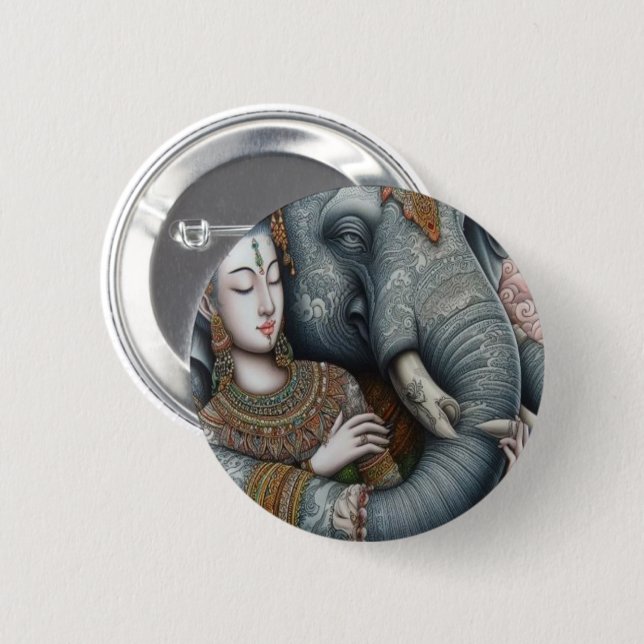 Thai Elephant Pin (Front & Back)