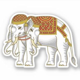 Thai Erawan White Elephant