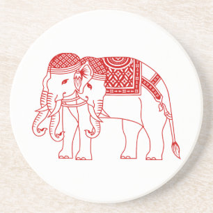 Thai Erawan White Elephant Coaster