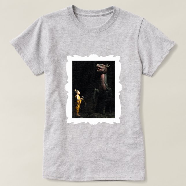 Thai Fairytale - Phra Aphai Mani * Dragon Horse T-Shirt (Design Front)