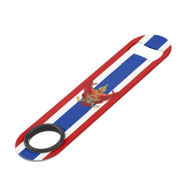 Thai flag-emblem bar key (Front Angled)