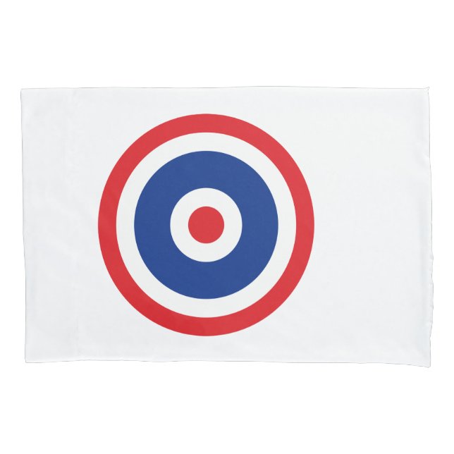 Thai Flag Roundel Target Pillowcase (Front)
