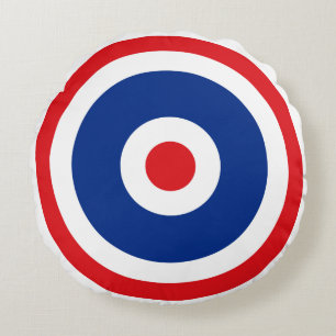 Thai Flag Roundel Target Round Pillow