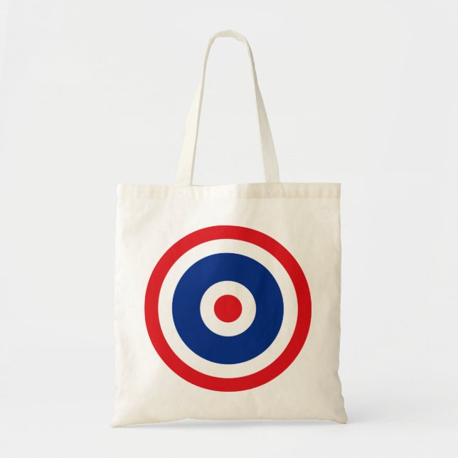 Thai Flag Roundel Target Tote Bag (Front)