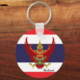 Thai Flag & Thailand holiday, patriots / sports Keychain