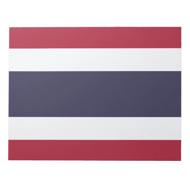 Thai Flag (Thailand) Notepad (Front)