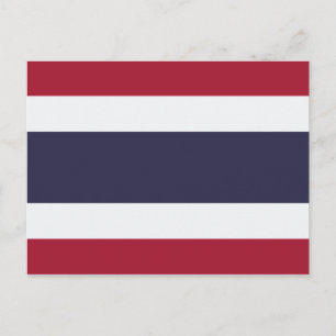 Thai Flag (Thailand) Postcard