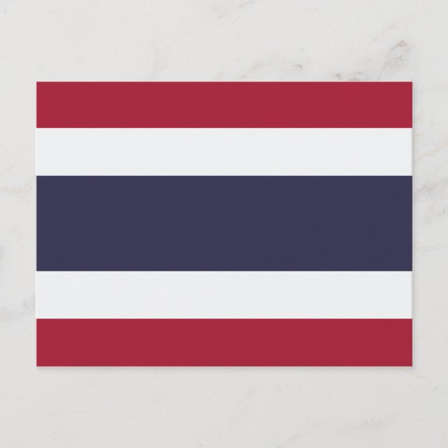 Thai Flag (Thailand) Postcard (Front)