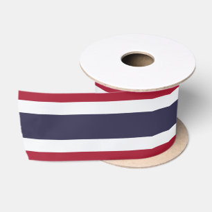 Thai Flag (Thailand) Satin Ribbon