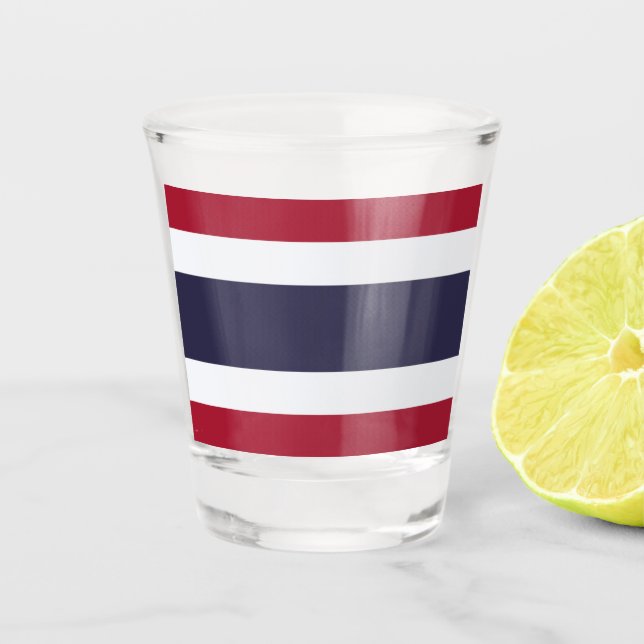Thai Flag (Thailand) Shot Glass (Front)