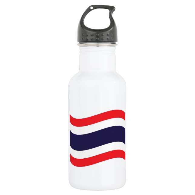 Thai Flag Wave 532 Ml Water Bottle (Front)