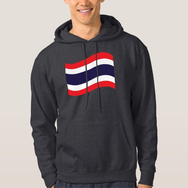 Thai Flag Wave Hoodie (Front)