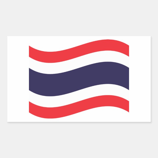 Thai Flag Wave Sticker (Front)