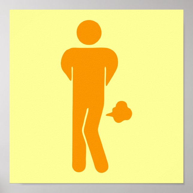 THAI FOOD CAN BE SPICY ⚠ Funny Sign : Restrooms ⚠ (Front)