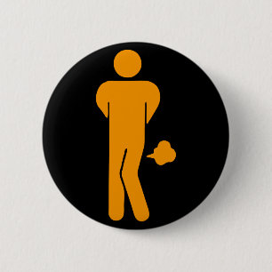 THAI FOOD CAN BE SPICY ⚠ Funny Sign : Restrooms ⚠ 2 Inch Round Button