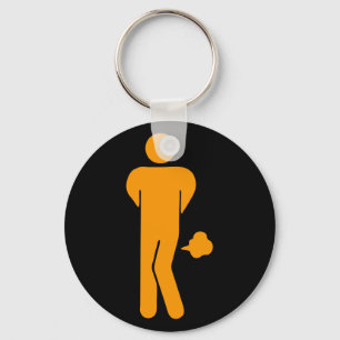 THAI FOOD CAN BE SPICY ⚠ Funny Sign : Restrooms ⚠ Keychain