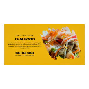 Thai Food Custom Glossy Poster