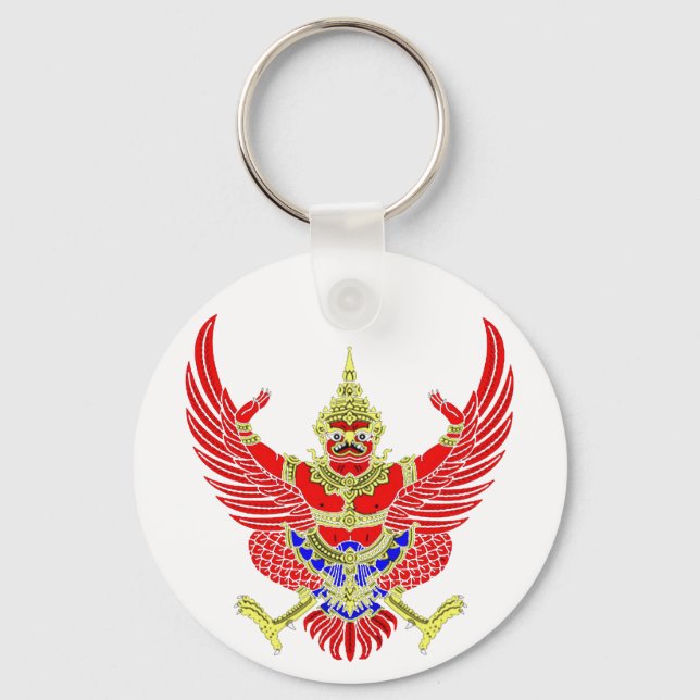 THAI GARUDA - KROOTH - SANSKRIT KEYCHAIN (Front)