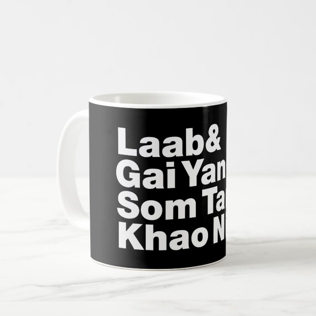 Thai Isaan Street Food Coffee Mug (Front Left)