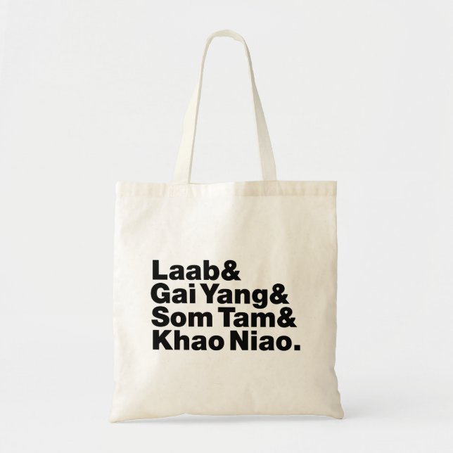 Thai Isaan Street Food Tote Bag (Front)