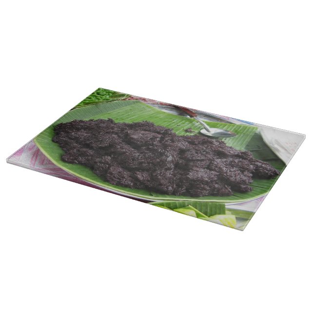 Thai Lao Black Rice [Khao Niao Dam] Cutting Board (Corner)