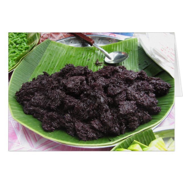 Thai Lao Black Sticky Rice [Khao Niao Dam] (Front Horizontal)