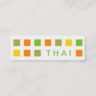 THAI (mod squares) Mini Business Card