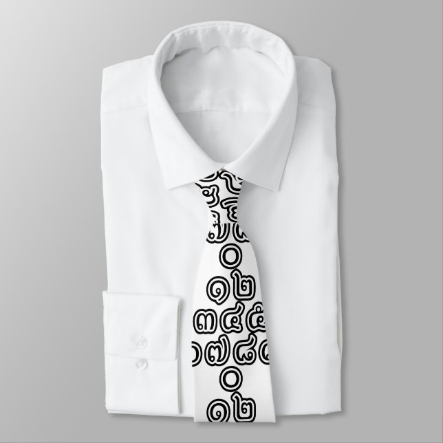 Thai Numbers Pyramid ♦ Thai Language Script ♦ Tie (Tied)