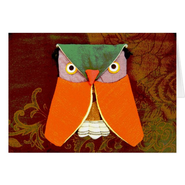 Thai Owl Handicraft (Front Horizontal)