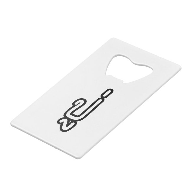 Thai (Paternal) Grandfather - ปู่ / Pu Credit Card Bottle Opener (Front Angled)
