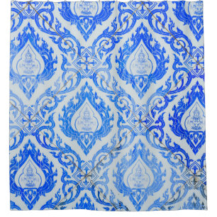 Thai pattern: ceramic tiled church.