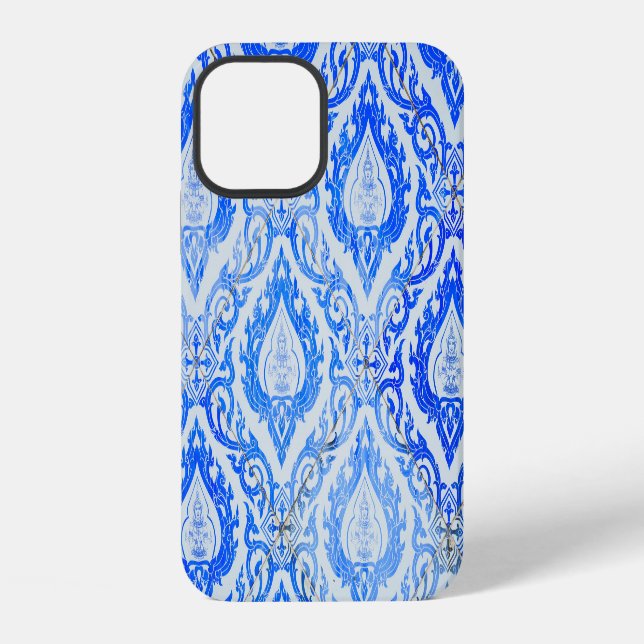Thai pattern: ceramic tiled church. iPhone case (Back)