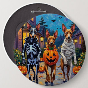 Thai Ridgeback Trick-or-Treating Halloween Costume 6 Inch Round Button