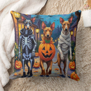 Thai Ridgeback Trick-or-Treating Halloween Costume Throw Pillow