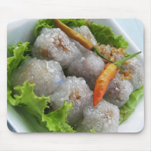 Thai Sago with Chili ... Thailand Street Food Mouse Pad (Front)
