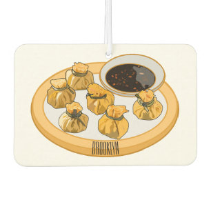 Thai shrimp purse cartoon illustration  air freshener