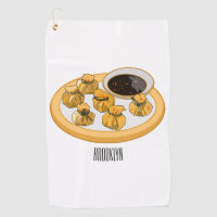 Thai shrimp purse cartoon illustration